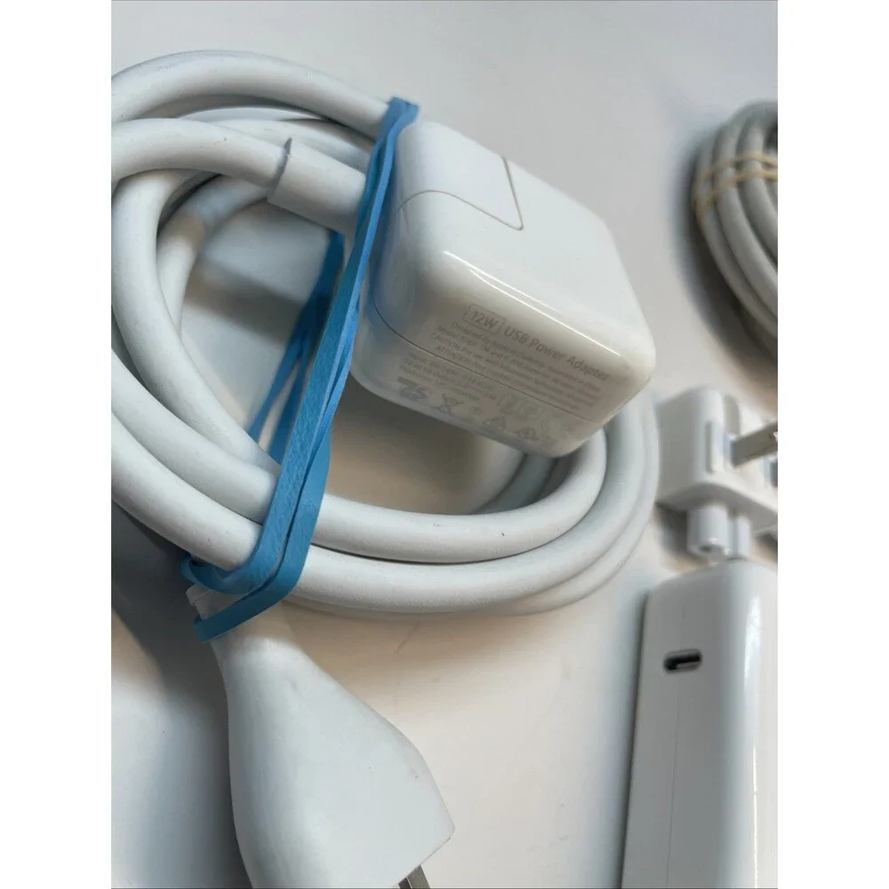 Genuine Apple A1718 Power Adapter Bundle - Charger, Extension Cords & Plugs